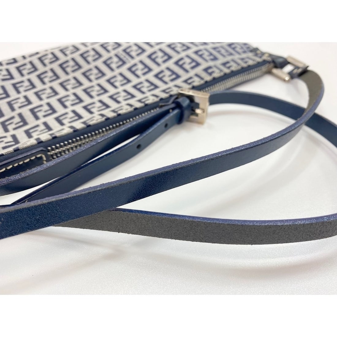 Fendi shoulder bag, navy - 10