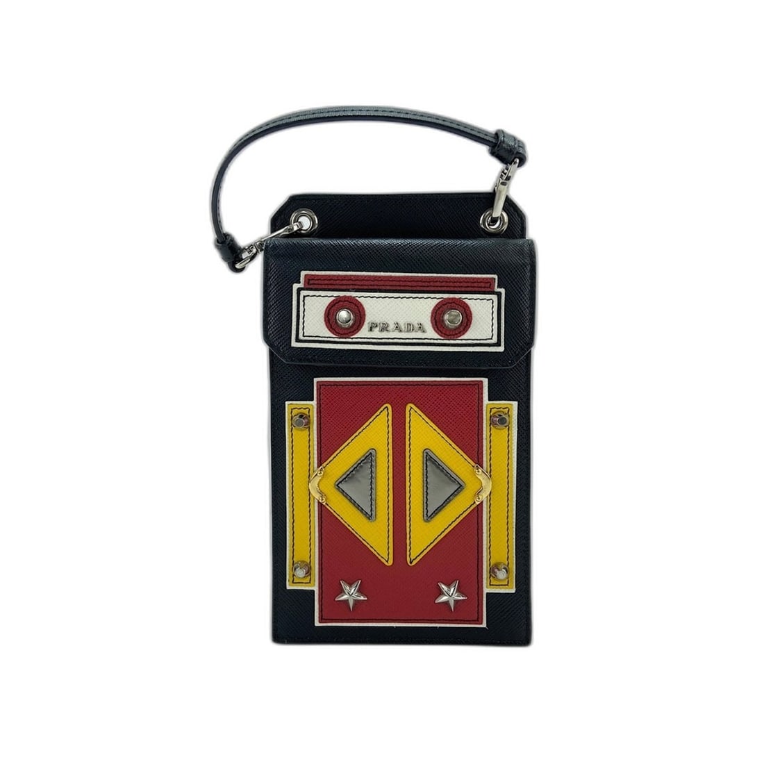 Prada Robot Shoulder Bag, Black - 2