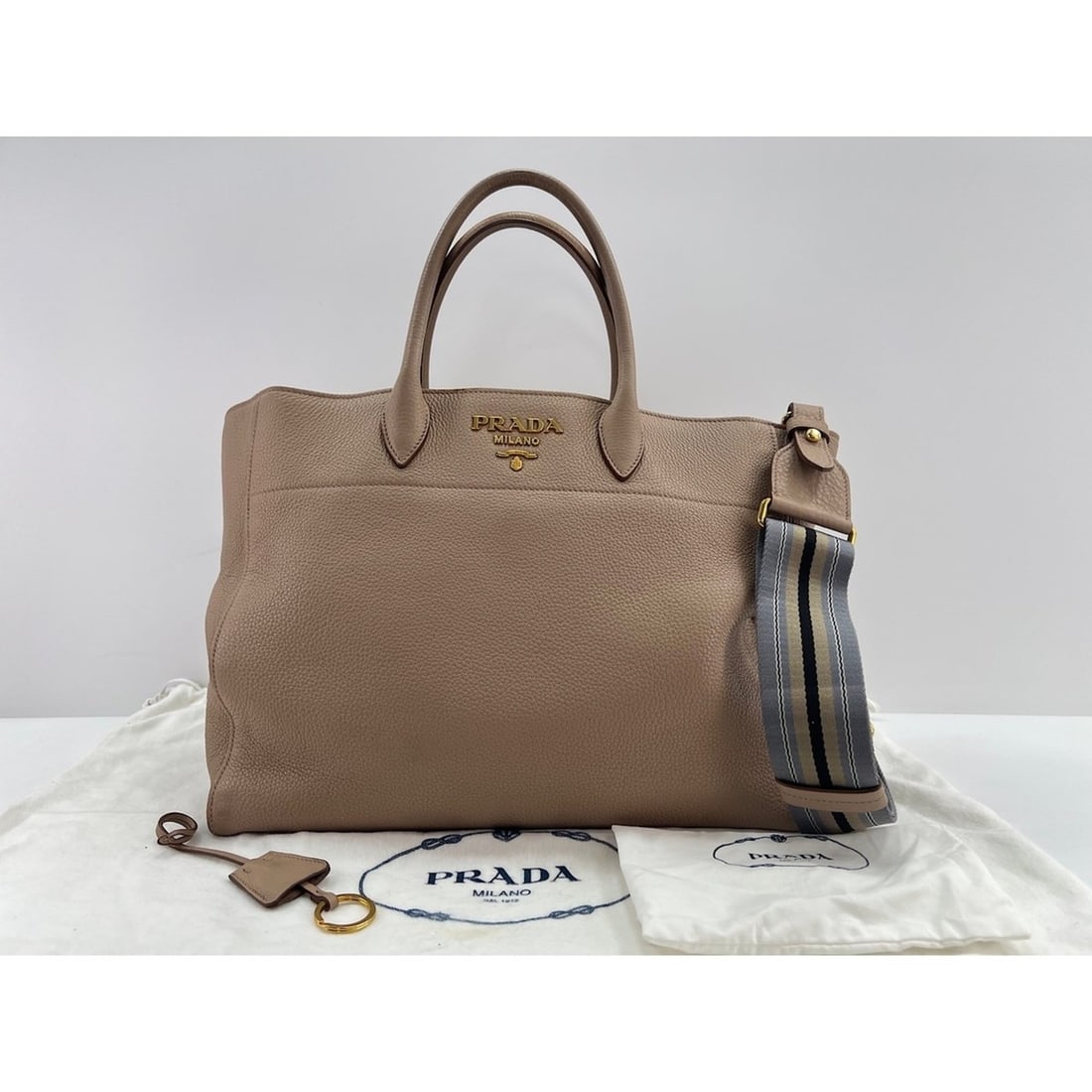Prada tote bag, beige - 11