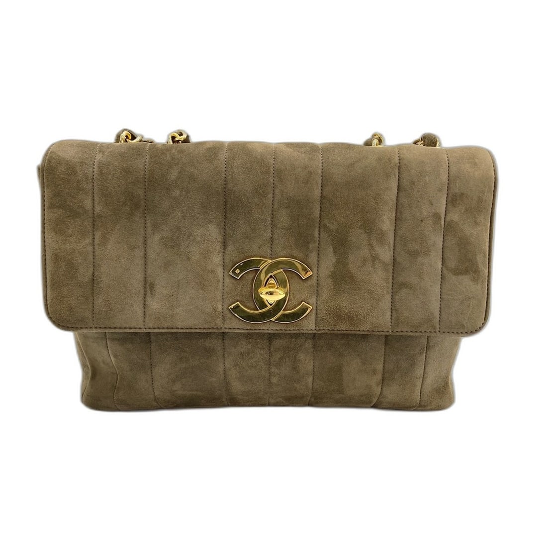 Chanel Mademoiselle Shoulder Bag, Green: --- Catalog ---Category: SizeSize (HxWxD): 17.5cm x 23cm x 7cm / 6.88'' x 9.05'' x 2.75''Category: DesignType: Shoulder bagColor: GreenGender: WomenCategory: GeneralBrand: Chanel--- Item List