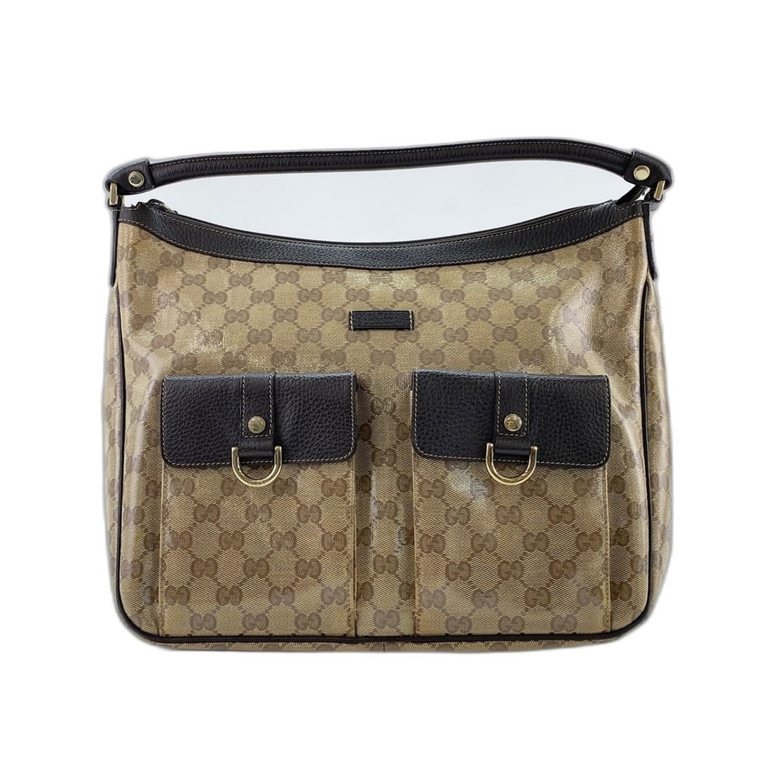 Gucci shoulder bag, brown: --- Catalog ---Category: SizeSize (HxWxD): 26cm x 31cm x 8cm / 10.23'' x 12.2'' x 3.14''Category: DesignType: Shoulder bagColor: BrownGender: WomenCategory: GeneralBrand: Gucci--- Item List