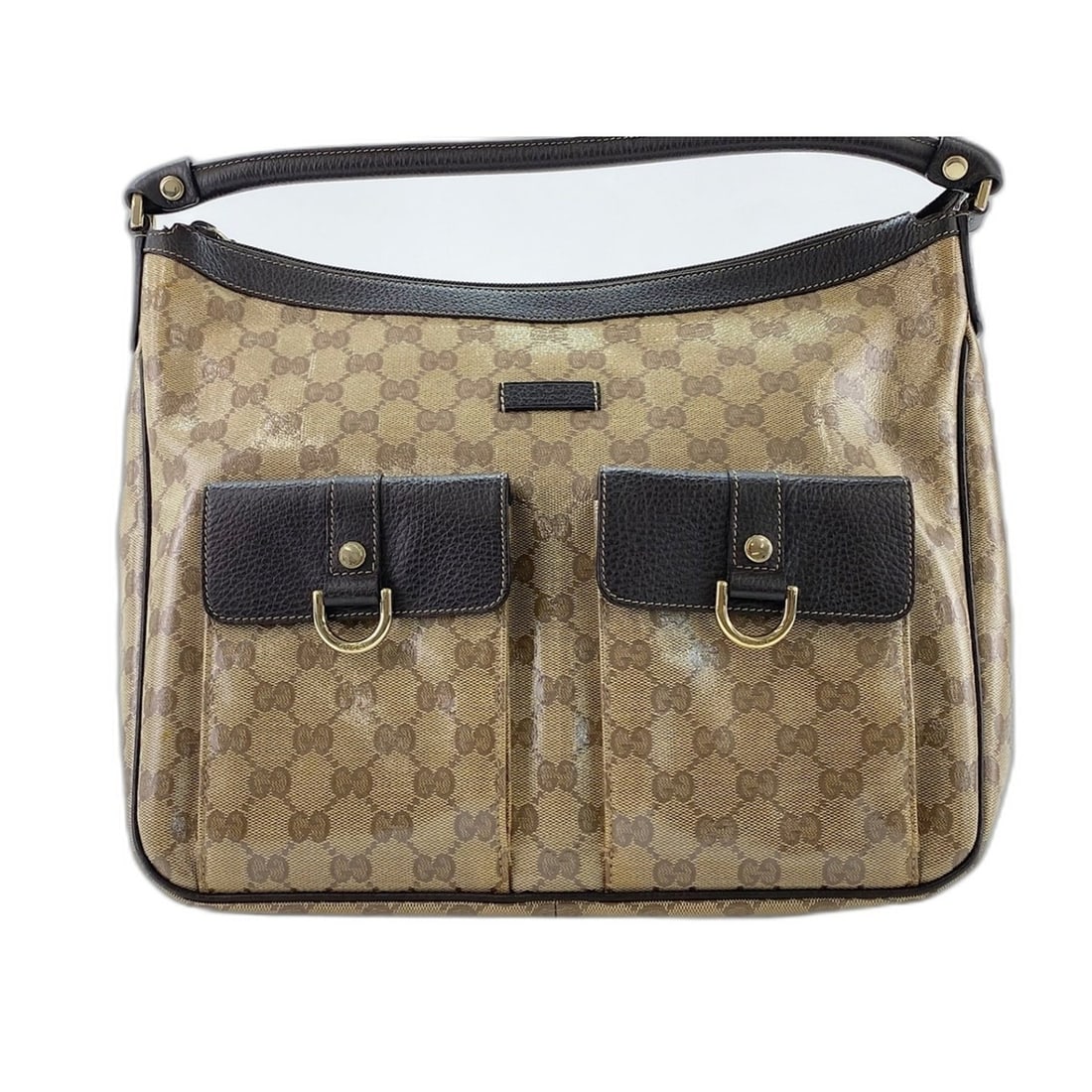 Gucci shoulder bag, brown - 2