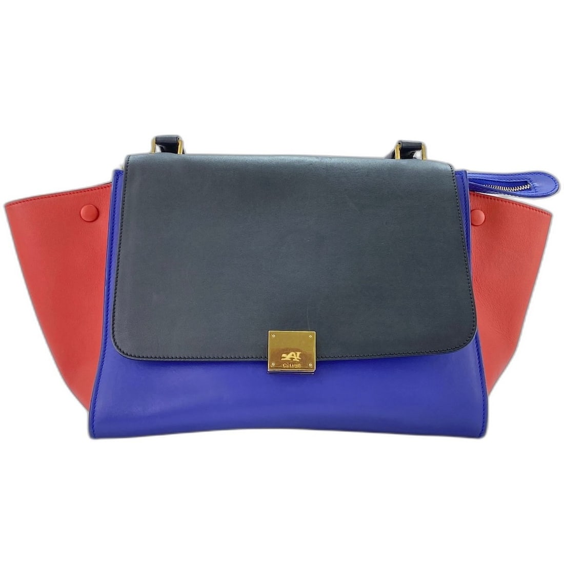 Celine Trapeze Handbag, Multicolor - 2