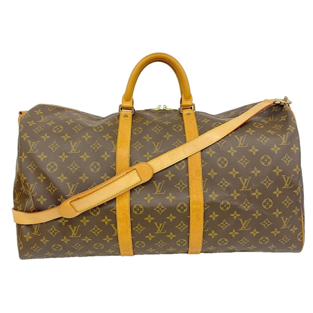 Louis Vuitton Bag/Boston Bag Monogram Keepall Bandoulière 55 M41414 Brown Men's/Women's P3411180: --- Catalog ---Category: SizeSize (HxWxD): 31cm x 55cm x 26cm / 12.2'' x 21.65'' x 10.23''Category: DesignType: Boston bagColor: BrownGender: Men,WomenCategory: GeneralMPN: M41414Brand: Louis Vuitton-