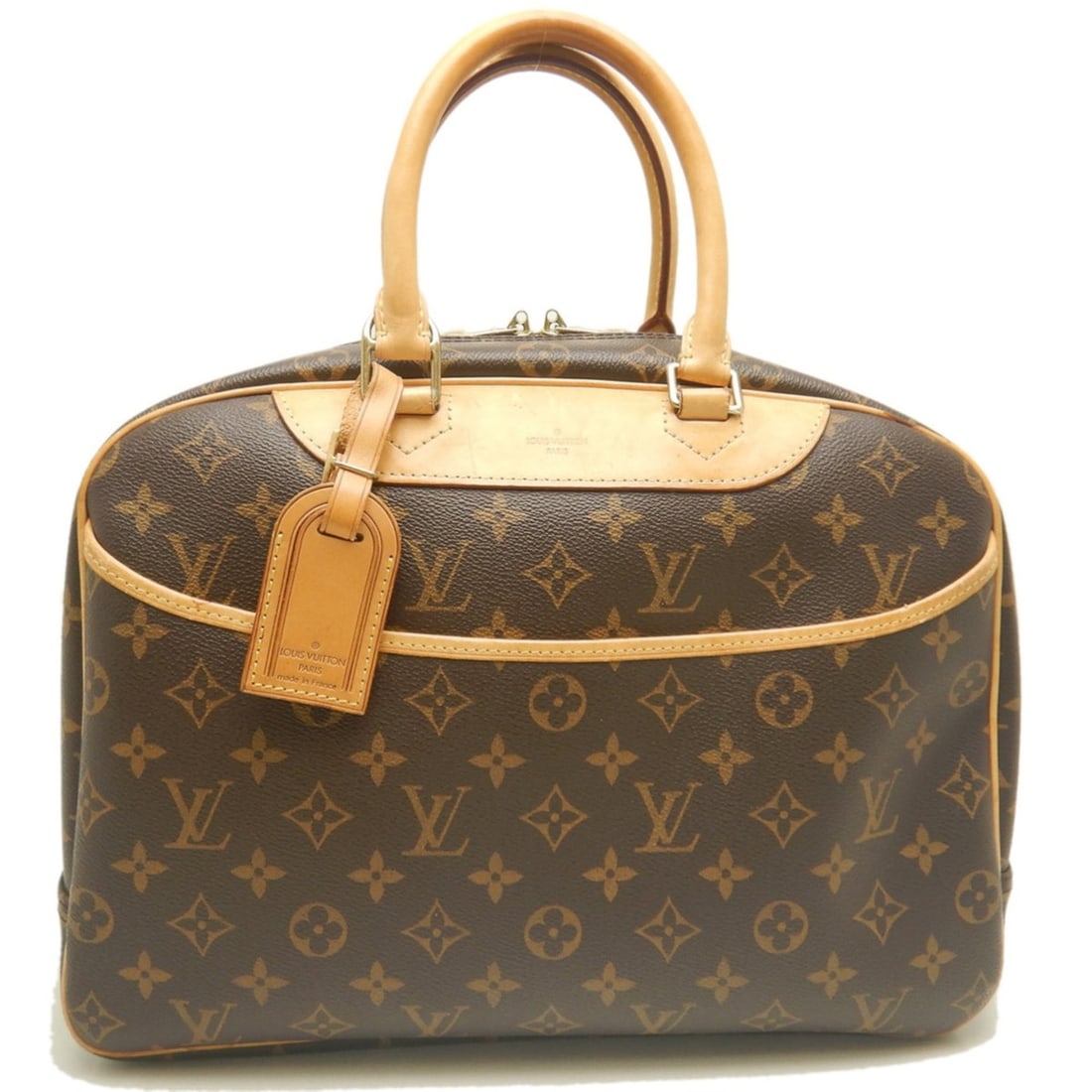 LOUIS VUITTON Monogram Deauville M47270 Handbag Brown Women's 254214: --- Catalog ---Category: SizeSize (HxWxD): 25cm x 34cm x 14cm / 9.84'' x 13.38'' x 5.51''Category: DesignType: HandbagColor: Brown, MonogramGender: WomenMaterial: Monogram Category: GeneralMPN: M47270