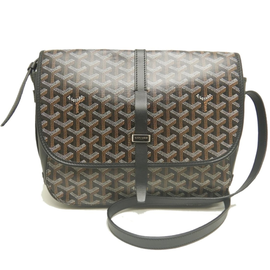 GOYARD Belvedere MM BELVE3MMLTY01CG01P Shoulder Bag, Goyardine Canvas, Black, Women's, 254158: --- Catalog ---Category: SizeSize (HxWxD): 23cm x 29cm x 8cm / 9.05'' x 11.41'' x 3.14''Category: DesignType: Shoulder bagColor: BlackGender: WomenMaterial: Coated canvas Category: GeneralMPN: BELVE3M