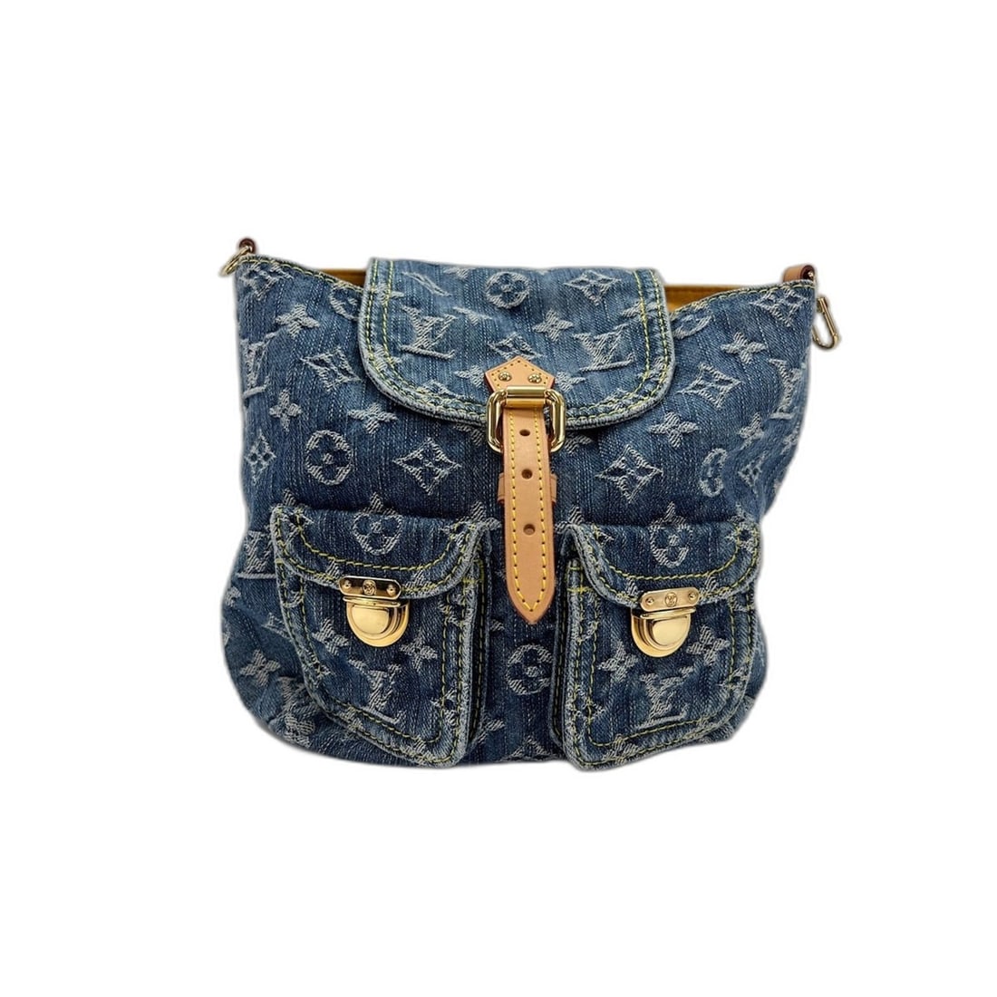 Louis Vuitton Sac à Dos Backpack, Blue: --- Catalog ---Category: SizeSize (HxWxD): 23cm x 22cm x 7cm / 9.05'' x 8.66'' x 2.75''Strap Length: 42cm - 62cm / 16.53'' - 24.4''Category: DesignType: BackpackColor: BlueGender: WomenCategory: Gener