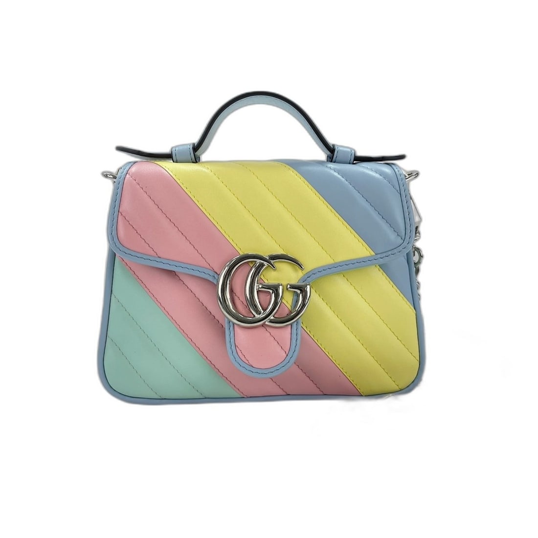 Gucci GG Marmont Shoulder Bag, Multicolor: --- Catalog ---Category: SizeHandle Drop: 4.00cm / 1.57''Size (HxWxD): 15cm x 21cm x 8cm / 5.9'' x 8.26'' x 3.14''Strap Length: 112cm / 44.09''Category: DesignType: Shoulder bagColor: Multi-colorGende