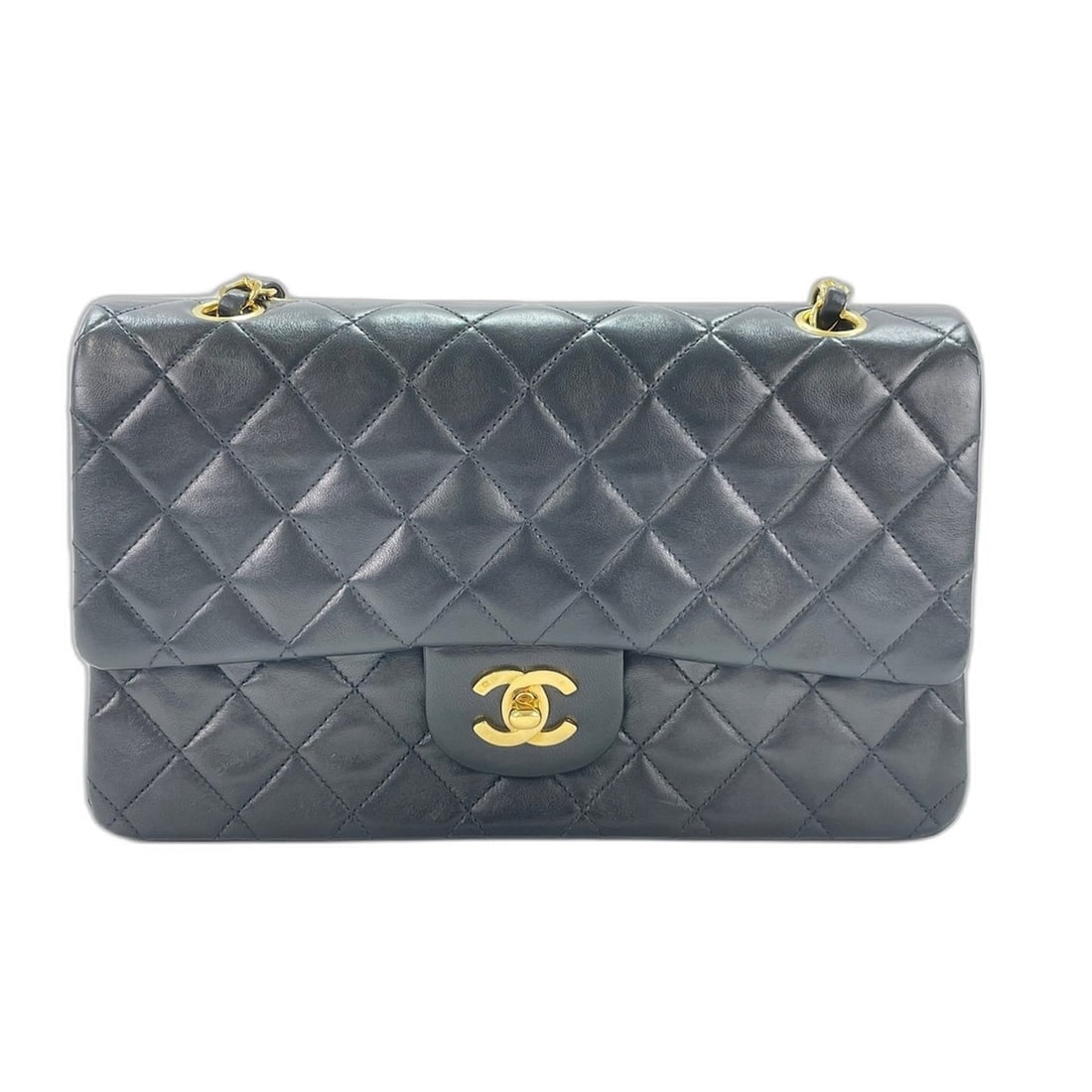 Chanel Matelassé Classic Flap Chain Shoulder Bag, Black: --- Catalog ---Category: DesignType: Shoulder bagColor: BlackStyle: ClassicGender: WomenCategory: GeneralLine: MatelasseBrand: Chanel--- Item List ---Section: ConditionRanking: Rank AB Used - Traces o