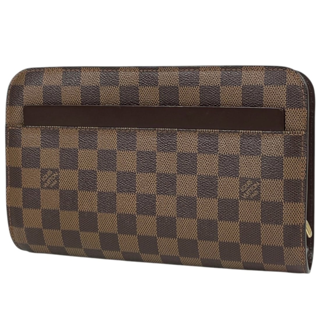 Louis Vuitton Saint Second Bag Clutch Damier Brown N51993 Men's: --- Catalog ---Category: SizeSize (HxWxD): 16cm x 24cm x 4cm / 6.29'' x 9.44'' x 1.57''Category: DesignType: Clutch bagColor: Brown, Damier CanvasGender: MenMaterial: Damier Canvas Category: GeneralMP