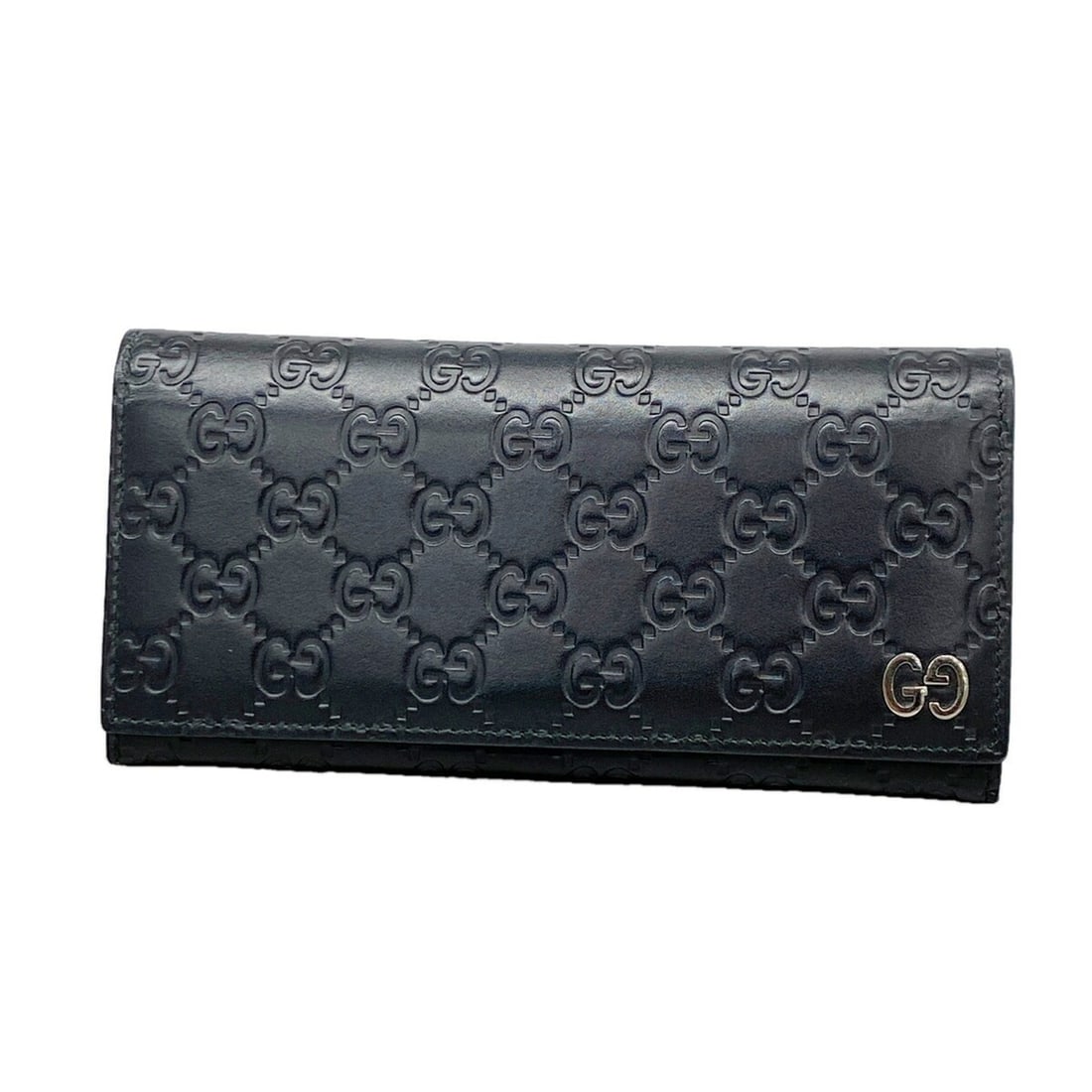 Gucci long wallet, Guccissima pattern, 481727, leather, black, women's.: --- Catalog ---Category: SizeSize (HxWxD): 9.5cm x 19cm x 2.5cm / 3.74'' x 7.48'' x 0.98''Category: DesignType: Long wallet (bi-fold)Color: BlackGender: WomenMaterial: Leather Category: GeneralMPN: 48