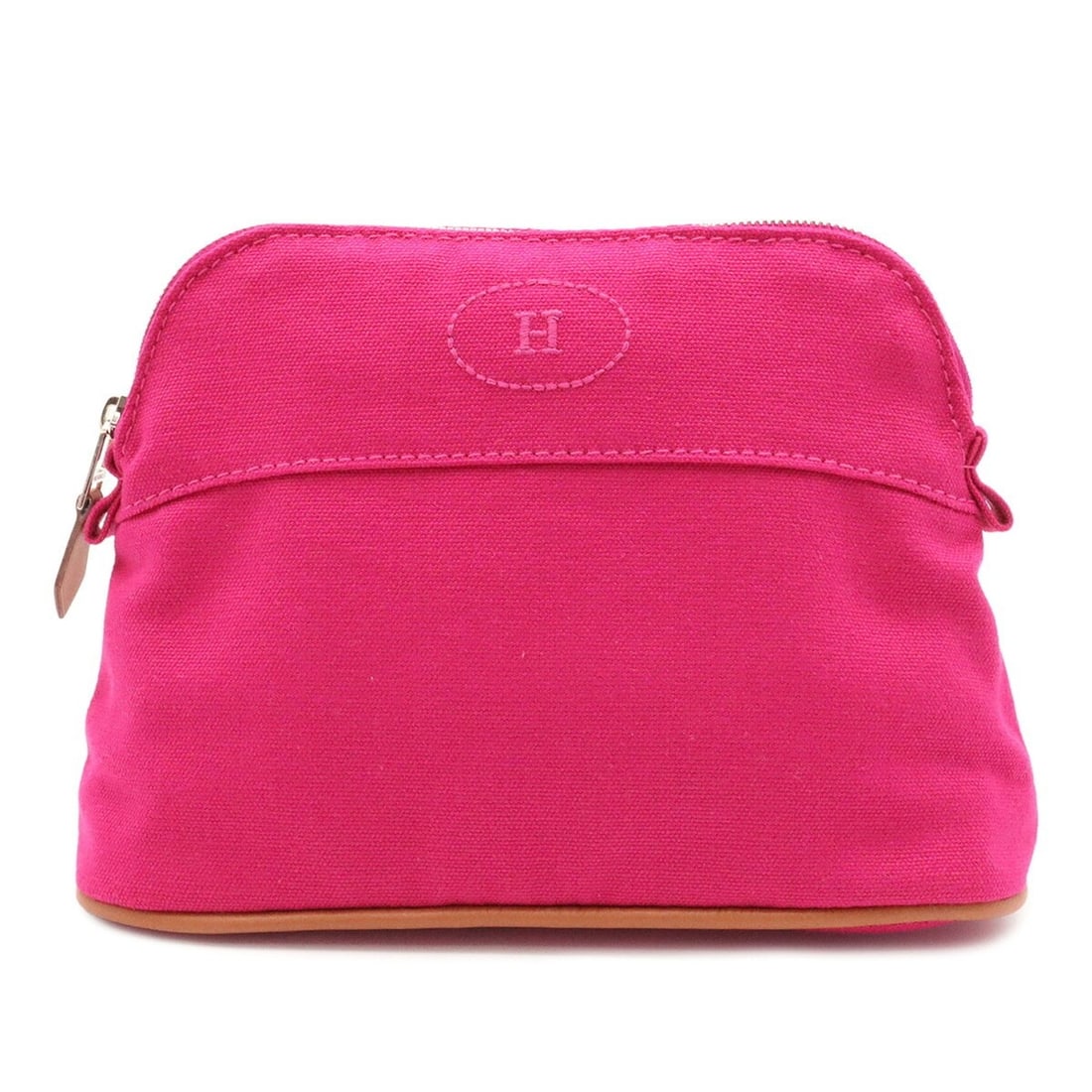 HERMES Bolide Pouch 20 Handbag Multi-purpose Canvas Leather Fuchsia Pink: --- Catalog ---Category: SizeSize (HxWxD): 14cm x 19.5cm x 7.5cm / 5.51'' x 7.67'' x 2.95''Category: DesignType: Handbag, Pouch, Wash bagColor: FuchsiaGender: WomenMaterial: Canvas Category: GeneralBr