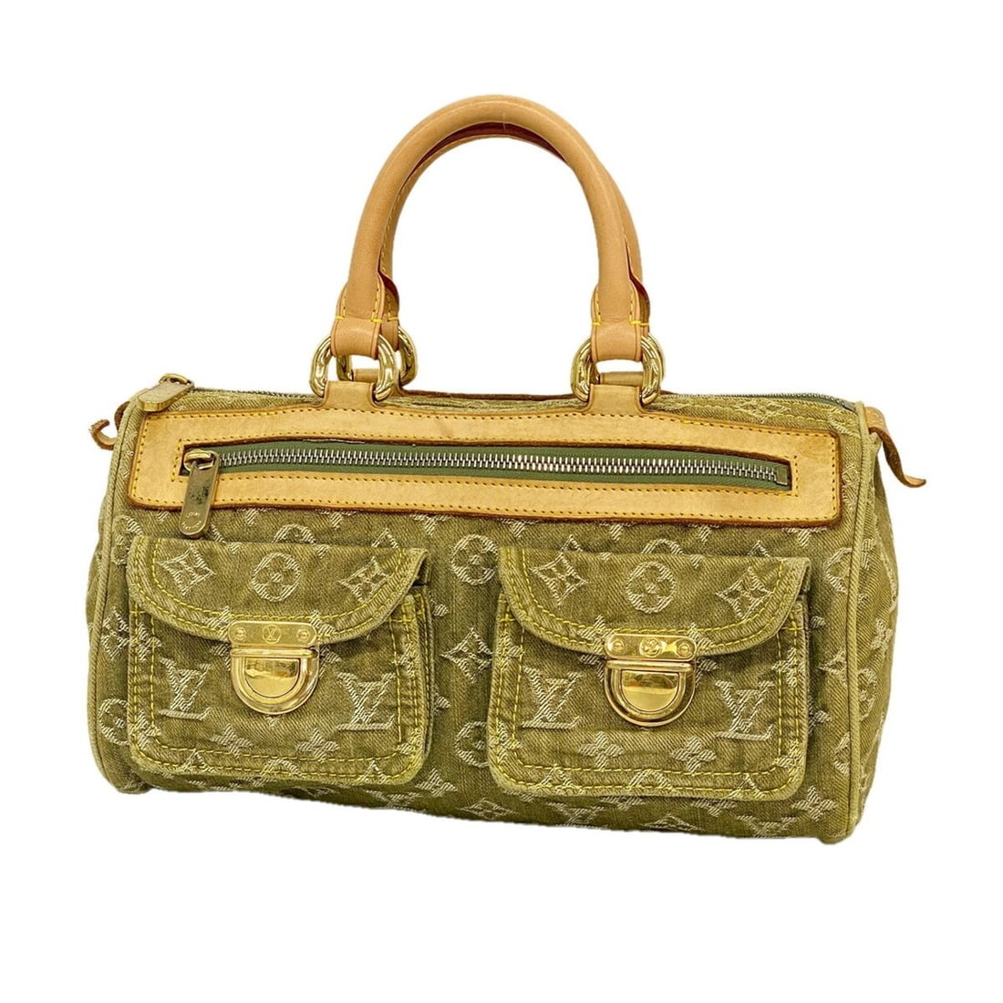 Louis Vuitton Monogram Denim Neo Speedy Handbag M95215 (Ladies'): --- Catalog ---Category: SizeSize (HxWxD): 17cm x 30.5cm x 15cm / 6.69'' x 12'' x 5.9''Category: DesignType: HandbagColor: GreenGender: WomenCategory: GeneralMPN: M95215Brand: Louis Vuitton--- Item Li
