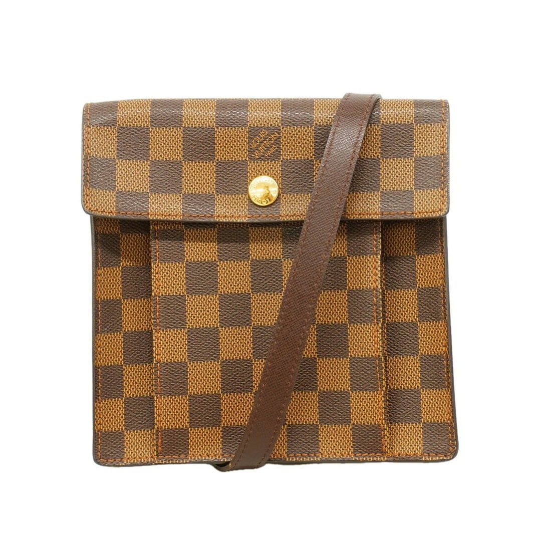 Louis Vuitton Damier Pimlico Shoulder Bag N45272 Ebene Women's: --- Catalog ---Category: SizeSize (HxWxD): 18.5cm x 17.5cm x 3.5cm / 7.28'' x 6.88'' x 1.37''Category: DesignType: Shoulder bagColor: EbeneGender: WomenCategory: GeneralMPN: N45272Brand: Louis Vuitton