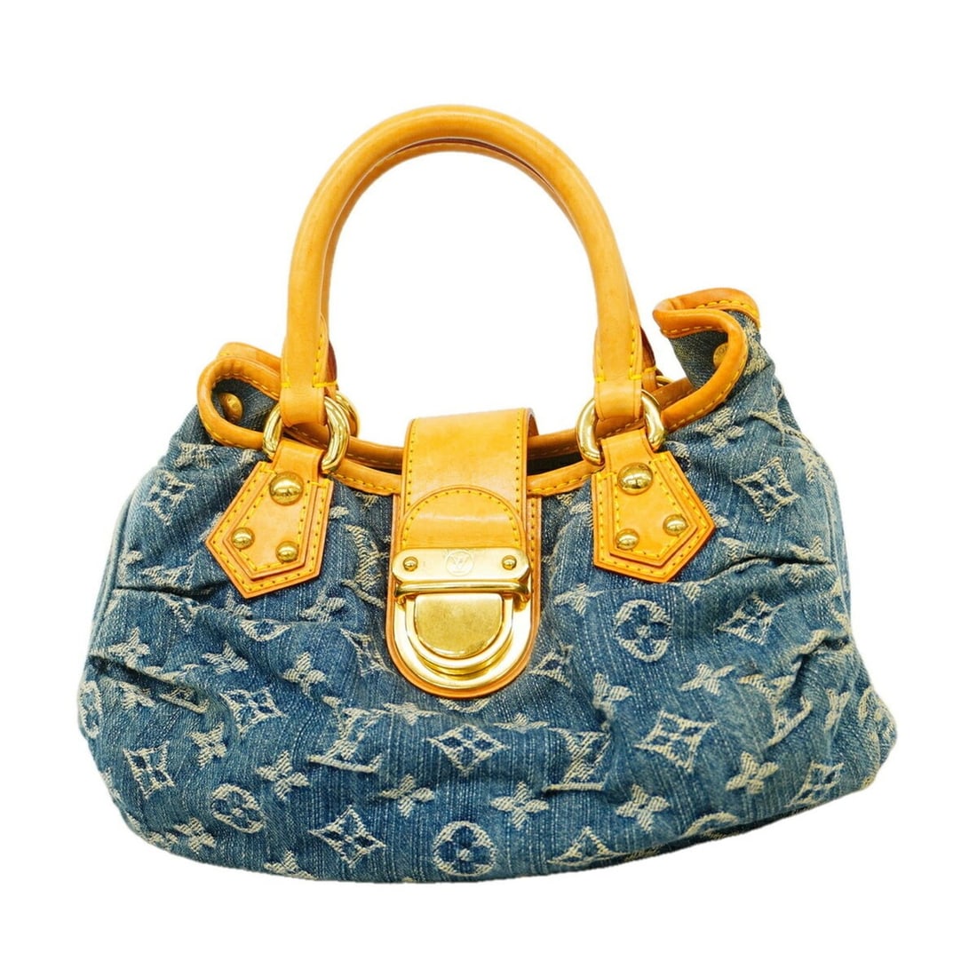 Louis Vuitton Monogram Denim Pleaty Handbag M95020 Blue Women's: --- Catalog ---Category: SizeSize (HxWxD): 14cm x 28cm x 5cm / 5.51'' x 11.02'' x 1.96''Category: DesignType: HandbagColor: BlueGender: WomenCategory: GeneralMPN: M95020Brand: Louis Vuitton--- Item Li