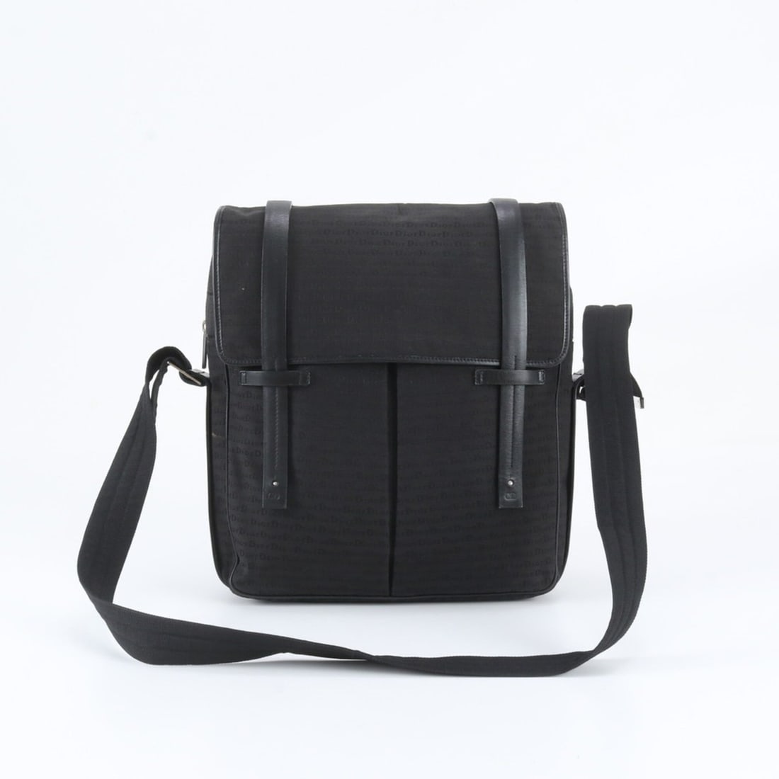 Christian Dior Dior Leather Shoulder Bag, Messenger Business Tote Black, Men's (1 of 20)