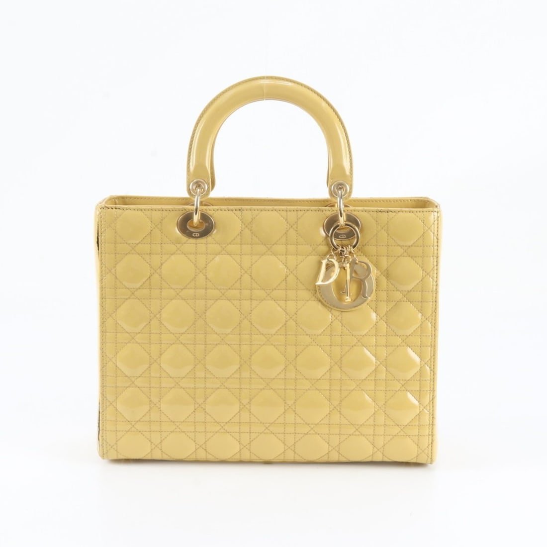Christian Dior Cannage Lady 05-MA-0059 Leather Tote Bag Handbag for Women: --- Catalog ---Category: SizeSize (HxWxD): 24cm x 32cm x 11cm / 9.44'' x 12.59'' x 4.33''Category: DesignType: Handbag, Tote bagColor: YellowGender: WomenMaterial: Leather Category: GeneralMPN: 05-MA-