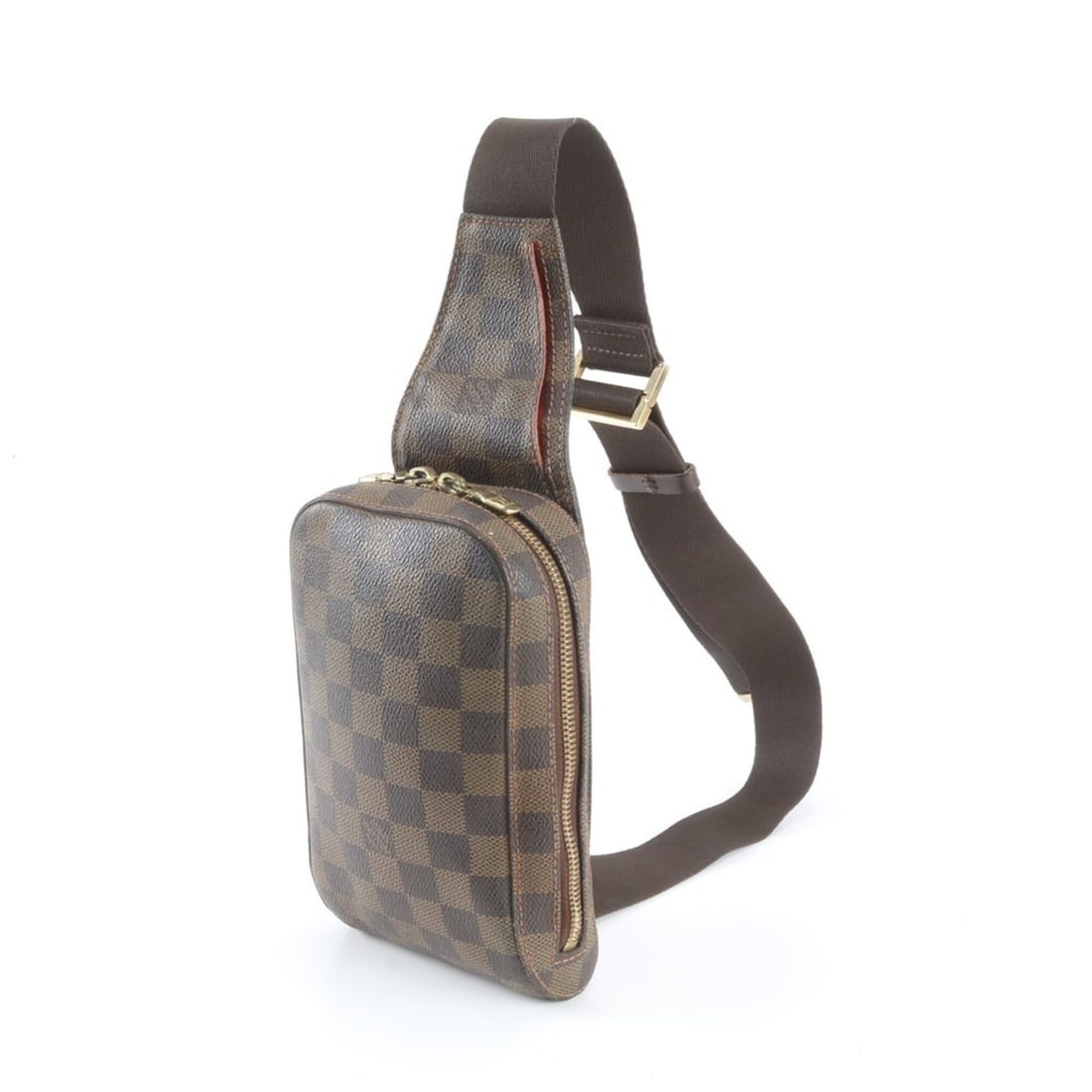 Louis Vuitton Damier Ebene Geronimos N511994 Body Bag, Waist Pouch, Shoulder Bag for Men: --- Catalog ---Category: SizeSize (HxWxD): 21cm x 12cm x 3cm / 8.26'' x 4.72'' x 1.18''Category: DesignType: Pouch, Shoulder bag, Sling bagColor: EbeneGender: MenMaterial: Coated canvas Category: Gene