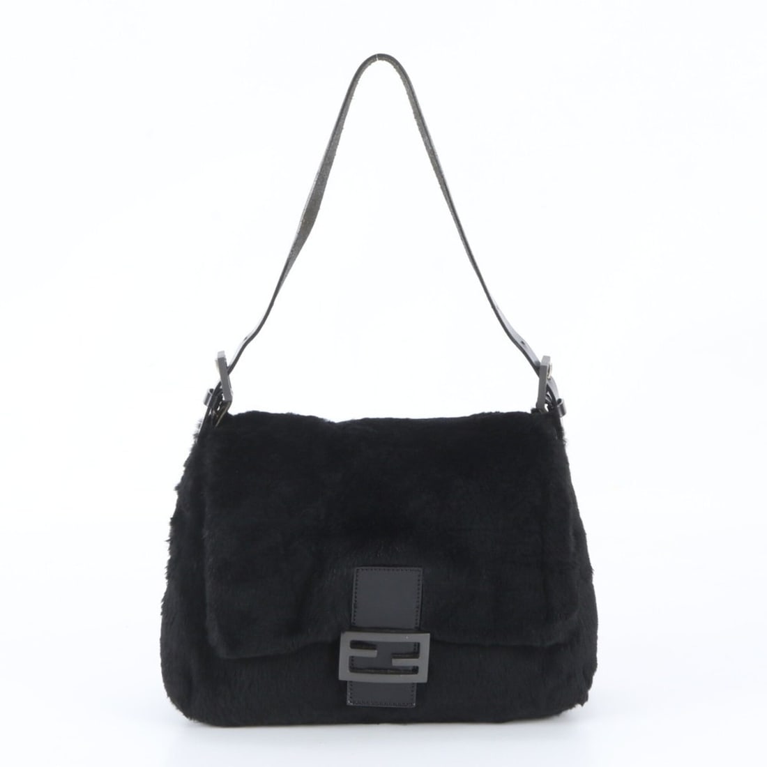 Fendi Mamma Bucket Leather Shoulder Bag, One-Shoulder Black, Women's: --- Catalog ---Category: SizeSize (HxWxD): 17cm x 27cm x 10cm / 6.69'' x 10.62'' x 3.93''Category: DesignType: Shoulder bagColor: BlackGender: WomenMaterial: Leather Category: GeneralBrand: FendiCount