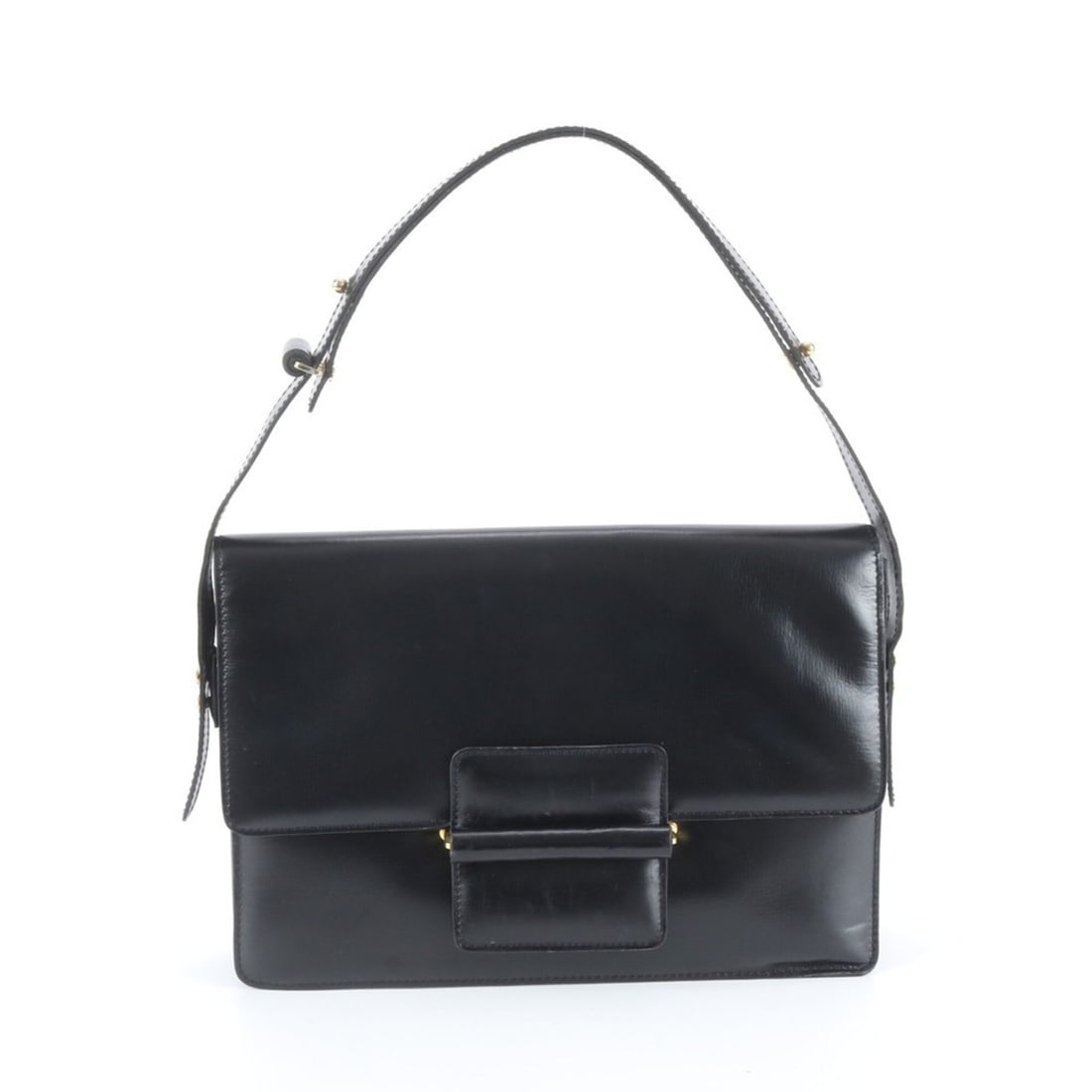 Loewe Leather 2-Way Shoulder Bag, One-Shoulder Tote Handbag, Black, Women's (1 of 10)
