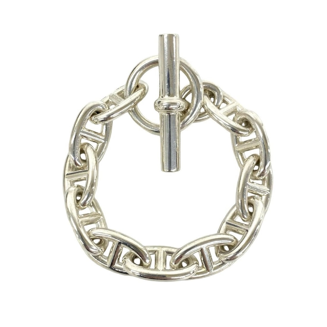 HERMES Chaine d'Ancre GM 11-link bracelet, sterling silver (925), accessory, silver, item number: --- Catalog ---Category: SizeLength: 14cm / 5.51''Category: DesignType: Charm braceletColor: SilverGender: WomenMaterial: Silver 925Category: GeneralBrand: Hermes--- Item List ---Section: ConditionRan