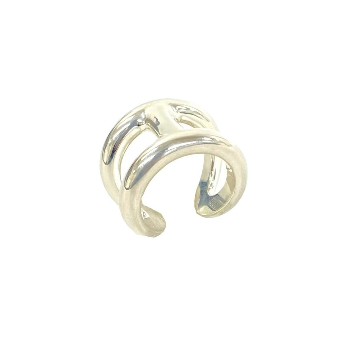 HERMES Osmo's GM Ring, Sterling Silver 925, Size #51, Jewelry, Silver, Item Number 22869: --- Catalog ---Category: SizeJP Size: 11US Size: 6Category: DesignType: Band ringColor: SilverGender: WomenMaterial: Silver 925Category: GeneralBrand: Hermes--- Item List ---Section: ConditionRanking: