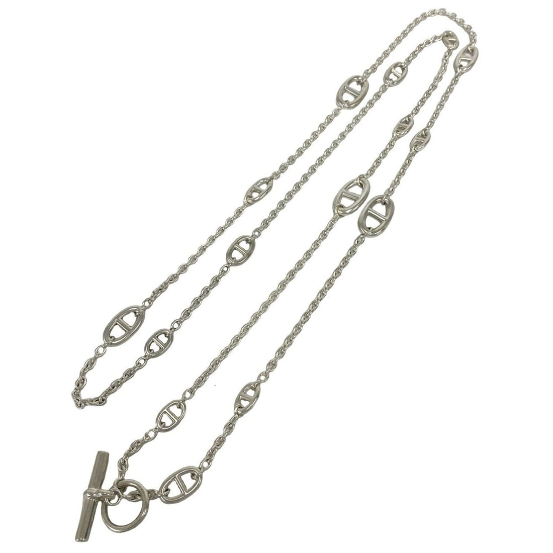 HERMES Chaine d'Ancre Farandole Necklace, Sterling Silver 925, Accessory, Item No. 25470 (1 of 8)