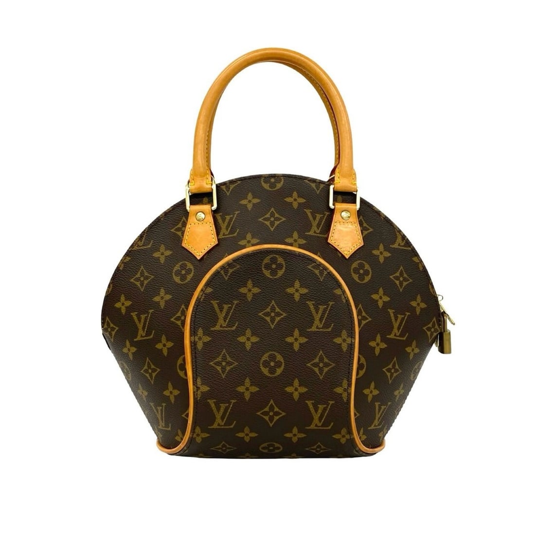LOUIS VUITTON Vintage Ellipse PM Monogram Leather Handbag Boston Bag Brown j3061: --- Catalog ---Category: SizeSize (HxWxD): 26cm x 34.5cm x 14.5cm / 10.23'' x 13.58'' x 5.7''Category: DesignType: Boston bag, HandbagColor: BrownGender: WomenMaterial: PVC , Leather Category: General