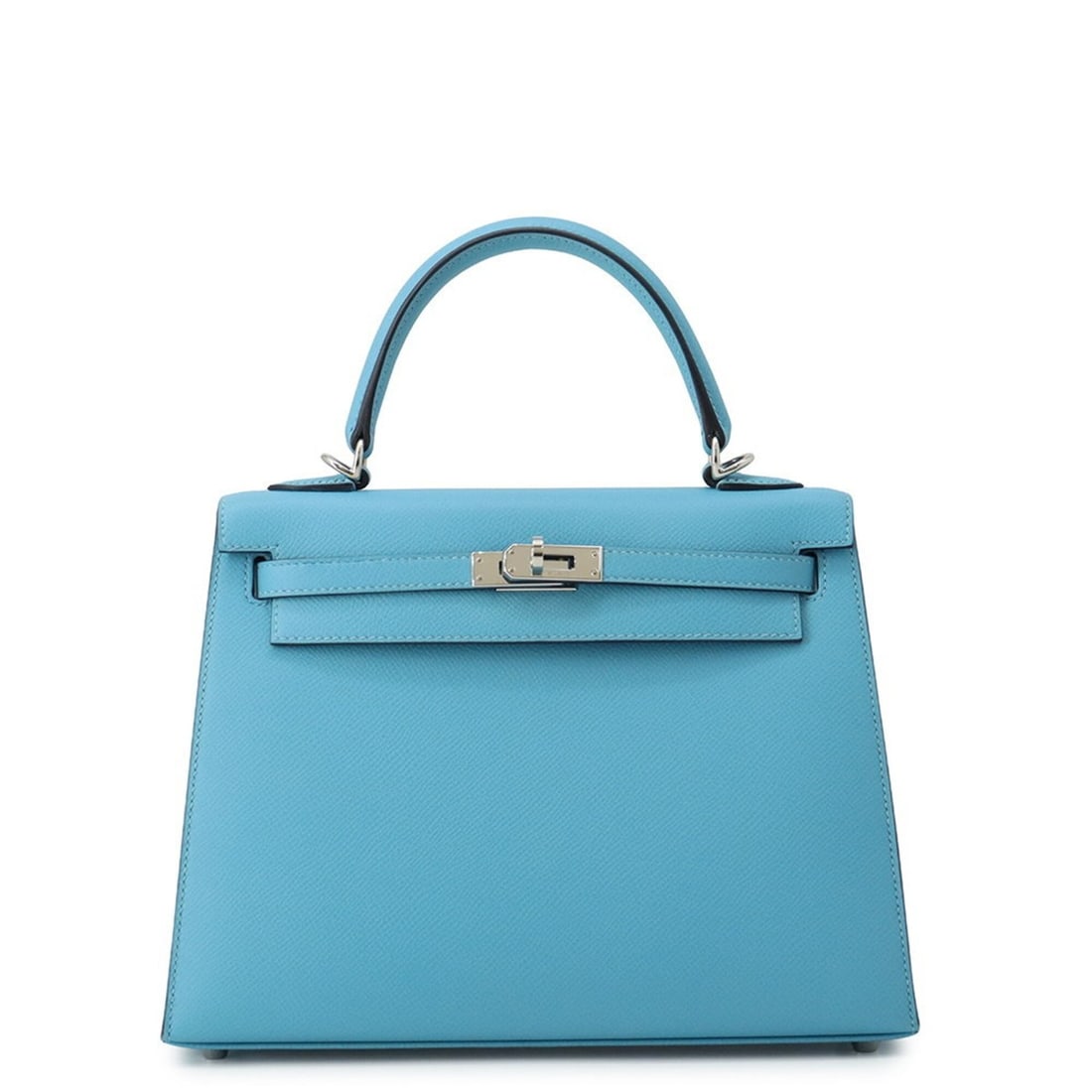 Hermes Kelly 25 handbag, external stitching, Blue Nord Epsom leather, D stamp, HERMES 2-way bag,: --- Catalog ---Category: SizeSize (HxWxD): 18cm x 25cm x 10cm / 7.08'' x 9.84'' x 3.93''Category: DesignType: HandbagColor: BlueGender: WomenMaterial: Epsom leather Category: GeneralBrand: HermesCount