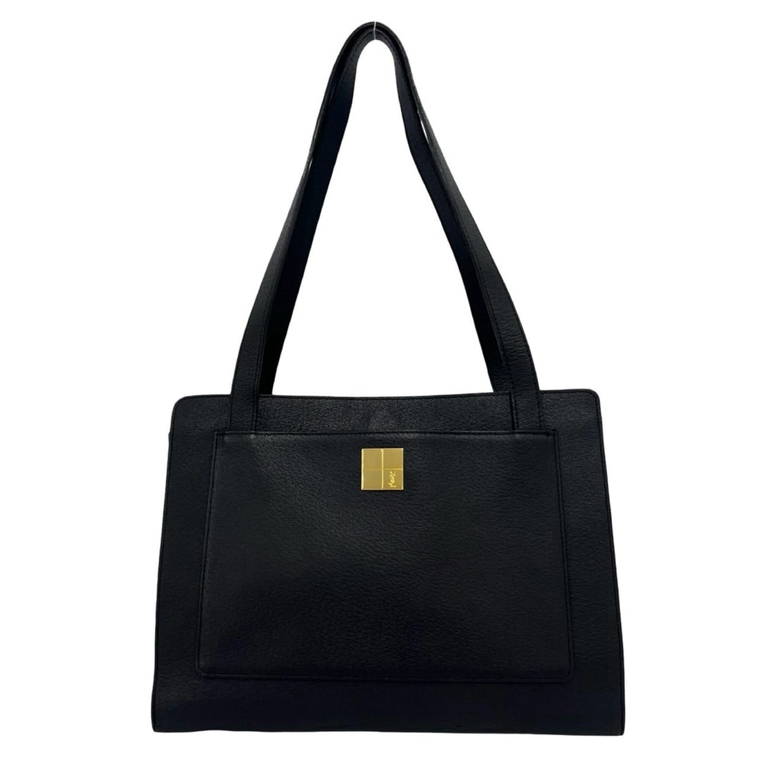 YVES SAINT LAURENT YSL Logo Hardware Leather Tote Bag Semi Shoulder Black 31388: --- Catalog ---Category: SizeSize (HxWxD): 24cm x 31.5cm x 8cm / 9.44'' x 12.4'' x 3.14''Category: DesignType: Shoulder bag, Tote bagColor: BlackGender: WomenMaterial: Leather Category: GeneralBrand: 