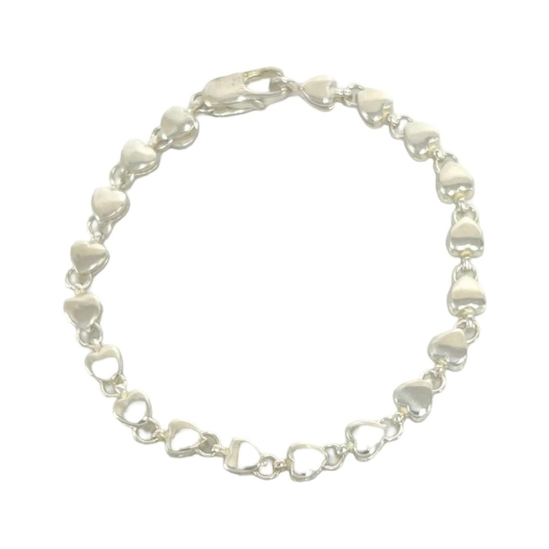 TIFFANY&Co. Tiffany Vintage Puff Heart Bracelet, Sterling Silver 925, Accessory, Silver, Item Number (1 of 10)