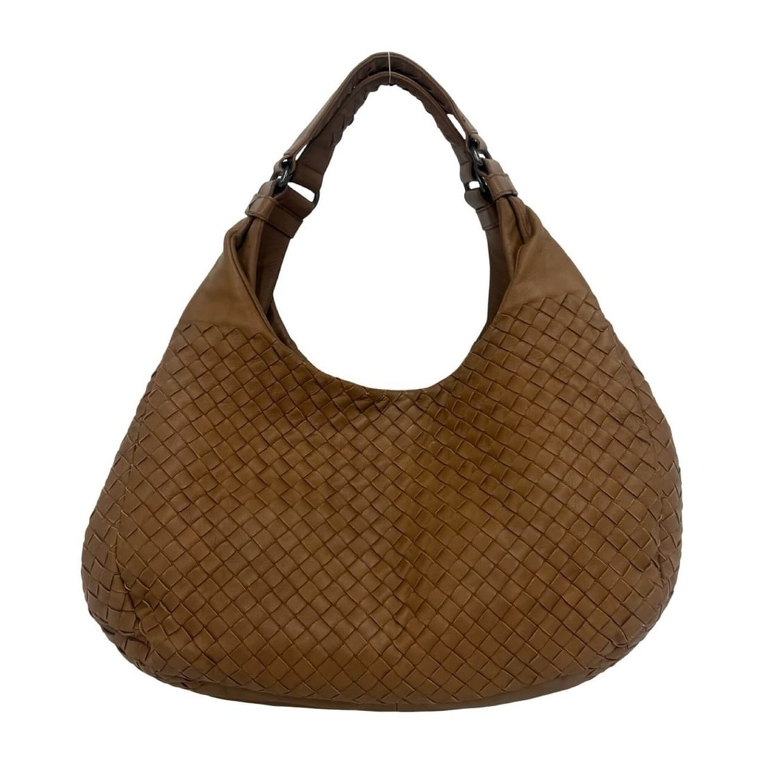 BOTTEGA VENETA Campana Intrecciato Leather Tote Bag/Handbag, Brown, 29002 (1 of 19)