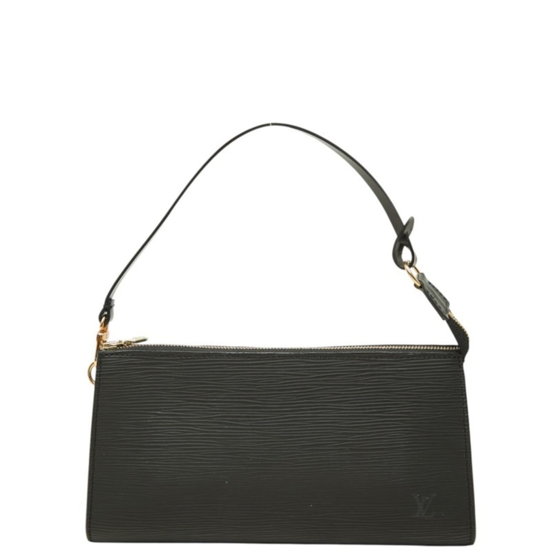 Louis Vuitton Epi Pochette Accessoires Accessory Pouch Handbag M52942 Noir Black Leather Women's: --- Catalog ---Category: SizeSize (HxWxD): 12.5cm x 24cm x 1.5cm / 4.92'' x 9.44'' x 0.59''Category: DesignType: Handbag, Pochette, PouchColor: Black, NoirGender: WomenMaterial: Leather Category: Gene
