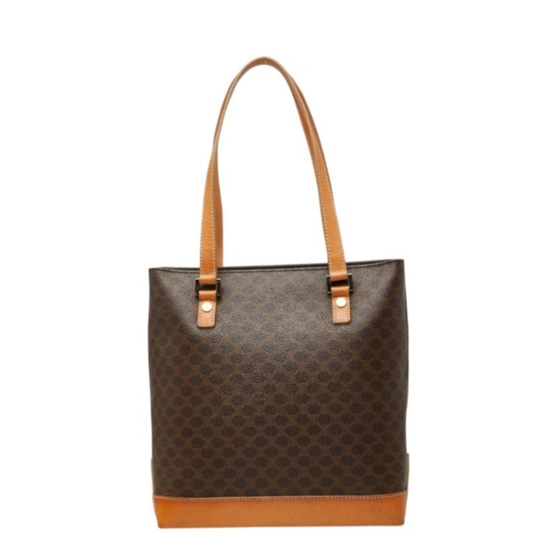 Celine Macadam Tote Bag Shoulder CE00 12 Brown Leather Women's CELINE (1 of 11)