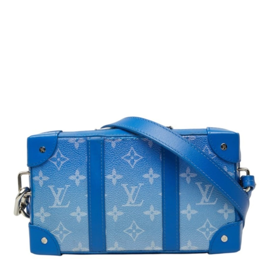 Louis Vuitton Monogram Clouds Soft Trunk Wallet Round Zip Shoulder Bag M45432 Blue Leather Women's: --- Catalog ---Category: SizeSize (HxWxD): 13cm x 23cm x 5cm / 5.11'' x 9.05'' x 1.96''Category: DesignType: Shoulder bagColor: BlueGender: WomenMaterial: PVC , Leather Category: GeneralMPN: M45432Bra