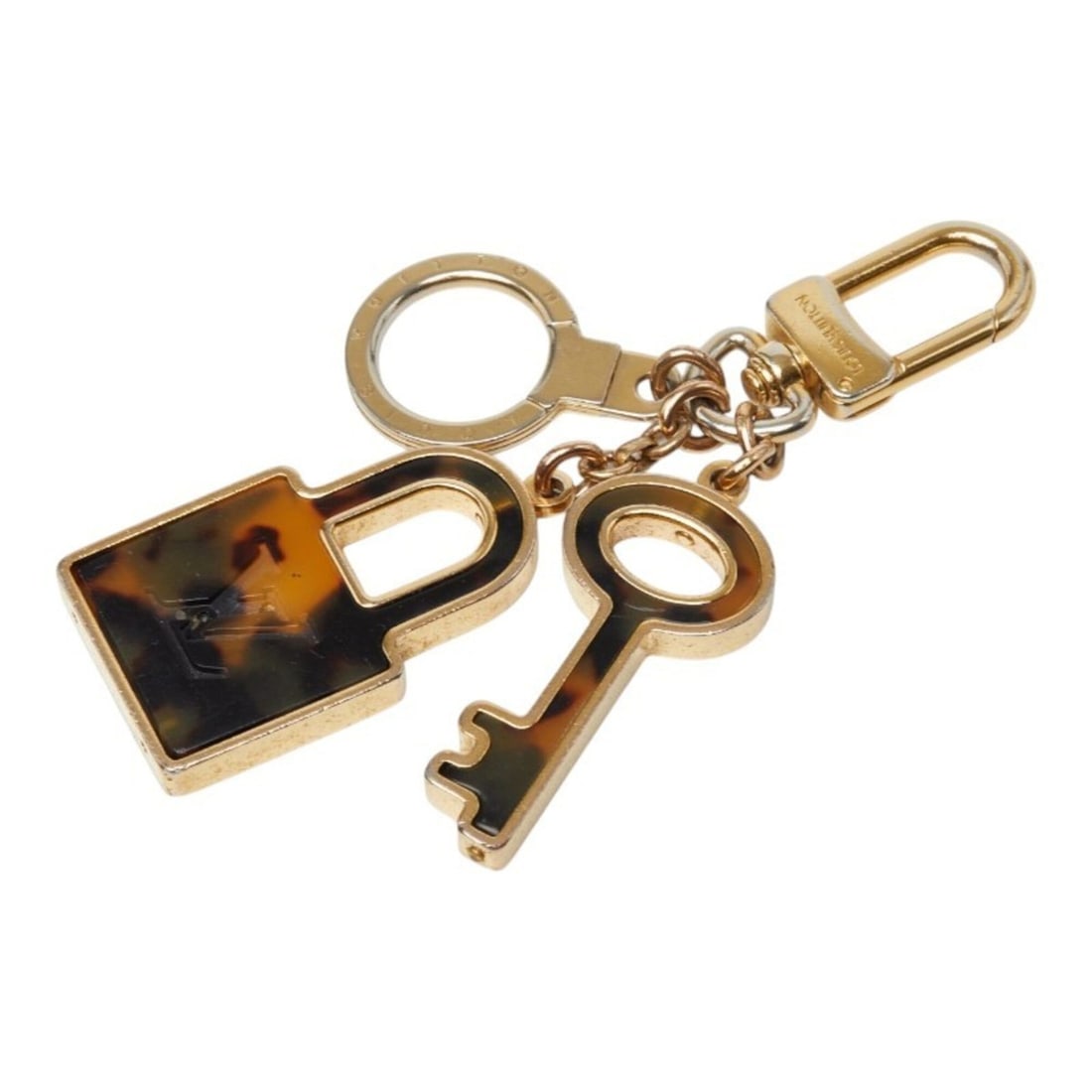 Louis Vuitton Portefeuille Confidence Keychain Keyring Accessory Bag Charm M65088 Brown Gold Plated: --- Catalog ---Category: DesignType: KeyringColor: Brown, GoldGender: WomenCategory: GeneralMPN: M65088Brand: Louis Vuitton--- Item List ---Section: ConditionRanking: Rank B Used - Traces of usage, da