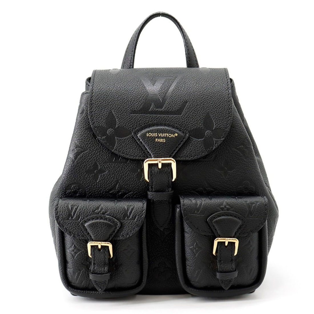 Louis Vuitton Monogram Empreinte Backpack M47072 LOUIS VUITTON Black Handbag Women's: --- Catalog ---Category: SizeWeight: 660g / 1.45lb.Size (HxWxD): 23cm x 17.5cm x 11.5cm / 9.05'' x 6.88'' x 4.52''Category: DesignType: BackpackColor: Black, NoirGender: WomenMaterial: Monogram Emprei
