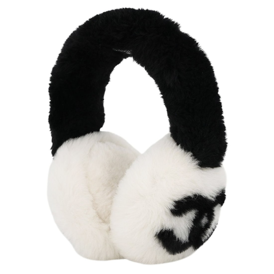 Chanel Earmuffs, Coco Mark, Shearling Lambskin, AAB261, CHANEL 2025/2026 Neige Collection, Black and: --- Catalog ---Category: SizeEarmuff Diameter: 12cm / 4.72''Category: DesignType: Ear warmersColor: Black, WhiteGender: WomenCategory: GeneralBrand: Chanel--- Item List ---Section: ConditionRanking: R