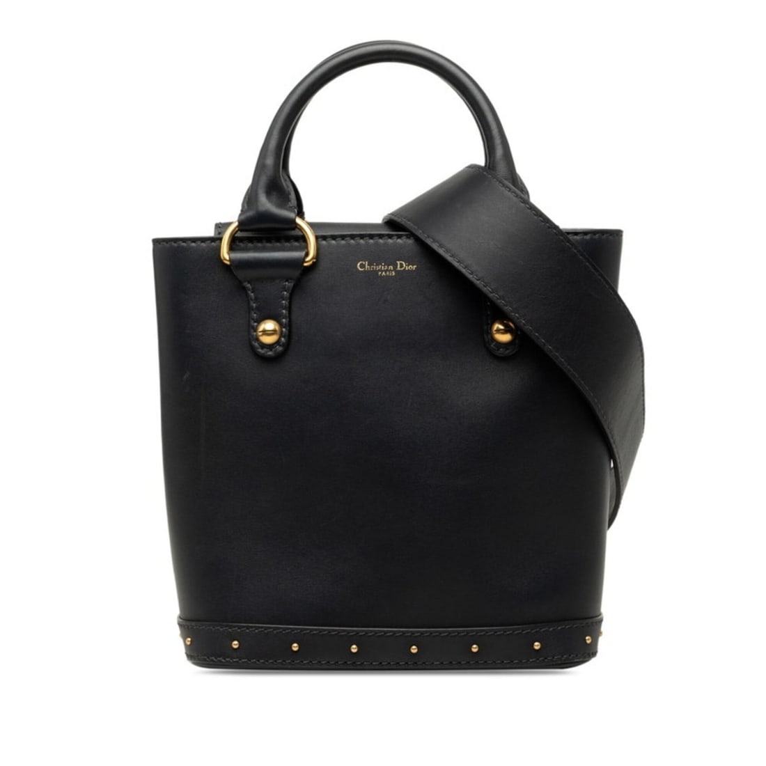 Christian Dior Dior Bucket Handbag 2-Way Shoulder Bag Black Leather Women's: --- Catalog ---Category: SizeSize (HxWxD): 22.5cm x 22cm x 9cm / 8.85'' x 8.66'' x 3.54''Category: DesignType: Handbag, Shoulder bagColor: BlackGender: WomenMaterial: Leather Category: GeneralBrand: C