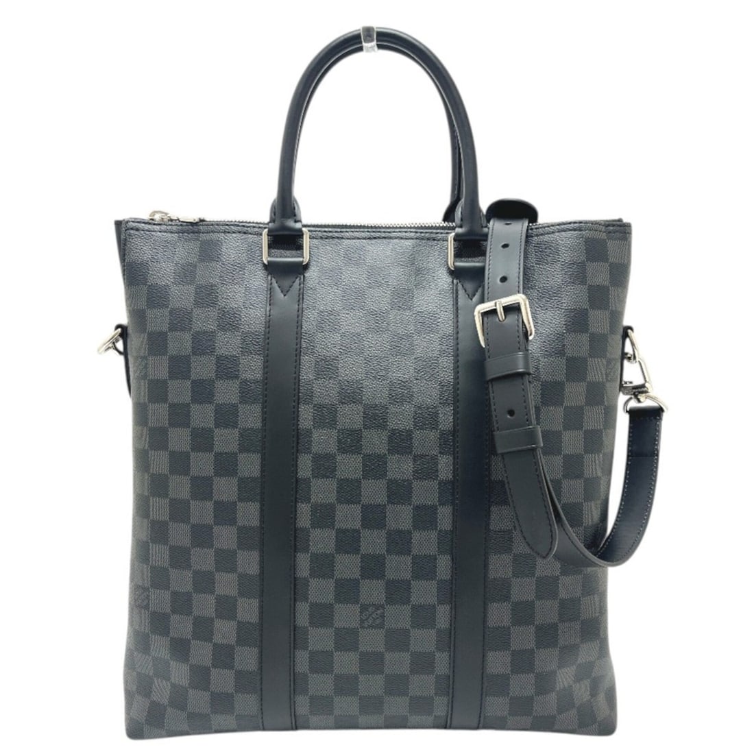 LOUIS VUITTON Louis Vuitton N40000 Anton Bag 2-Way Shoulder Business Handbag Tote Damier Graphite: --- Catalog ---Category: SizeSize (HxWxD): 38cm x 35cm x 8.5cm / 14.96'' x 13.77'' x 3.34''Category: DesignType: Handbag, Tote bagColor: Black, NoirGender: MenMaterial: Damier Graphite Category: Gener