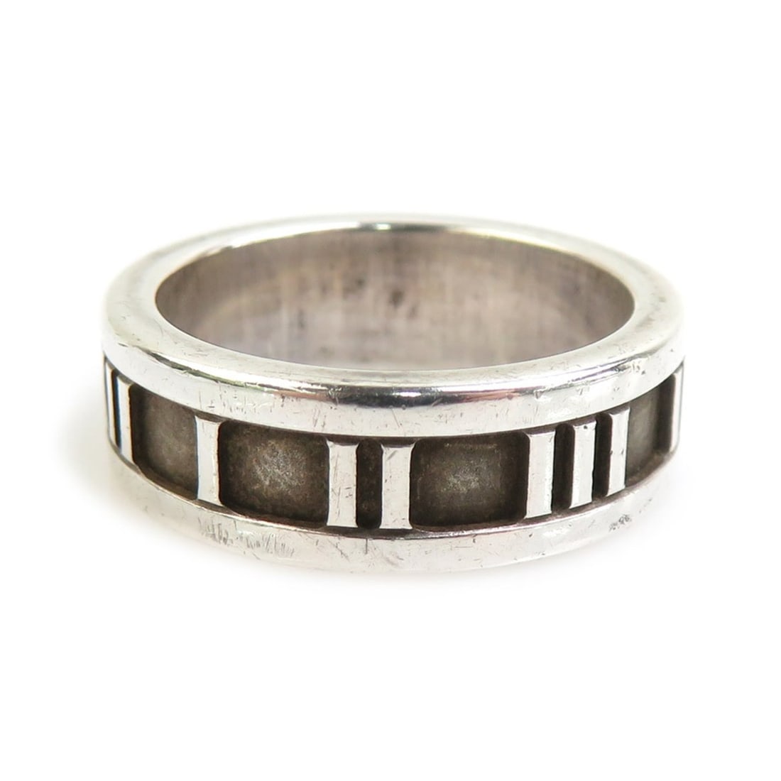 Tiffany & Co. Atlas Ring, Sterling Silver 925, Men's/Women's, 56791c: --- Catalog ---Category: SizeJP Size: 10US Size: 5.5Category: DesignType: Band ringColor: SilverGender: WomenMaterial: Silver 925Category: GeneralBrand: Tiffany--- Item List ---Section: ConditionRanki
