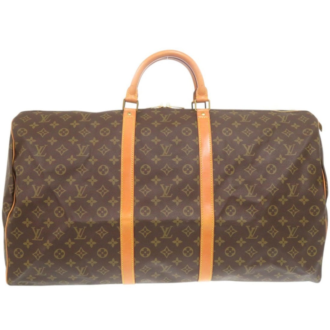 Louis Vuitton Keepall 60 Monogram M41422 Boston Bag LV 1034 LOUIS VUITTON: --- Catalog ---Category: SizeSize (HxWxD): 32cm x 60cm x 25cm / 12.59'' x 23.62'' x 9.84''Category: DesignType: Boston bagColor: Brown, MonogramGender: Men,WomenMaterial: Monogram Category: GeneralMPN