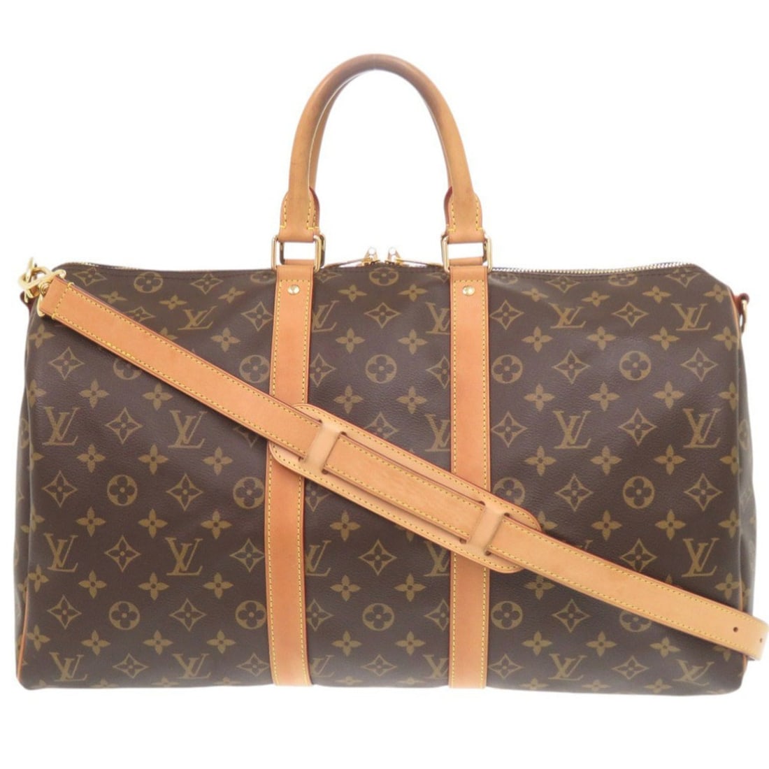 Louis Vuitton New Keepall Bandoulière 45 Monogram M41418 IC Boston Bag LV 0430 LOUIS VUITTON: --- Catalog ---Category: SizeSize (HxWxD): 26cm x 45cm x 20cm / 10.23'' x 17.71'' x 7.87''Category: DesignType: Boston bagColor: Brown, MonogramGender: Men,WomenMaterial: Monogram Category: GeneralMPN