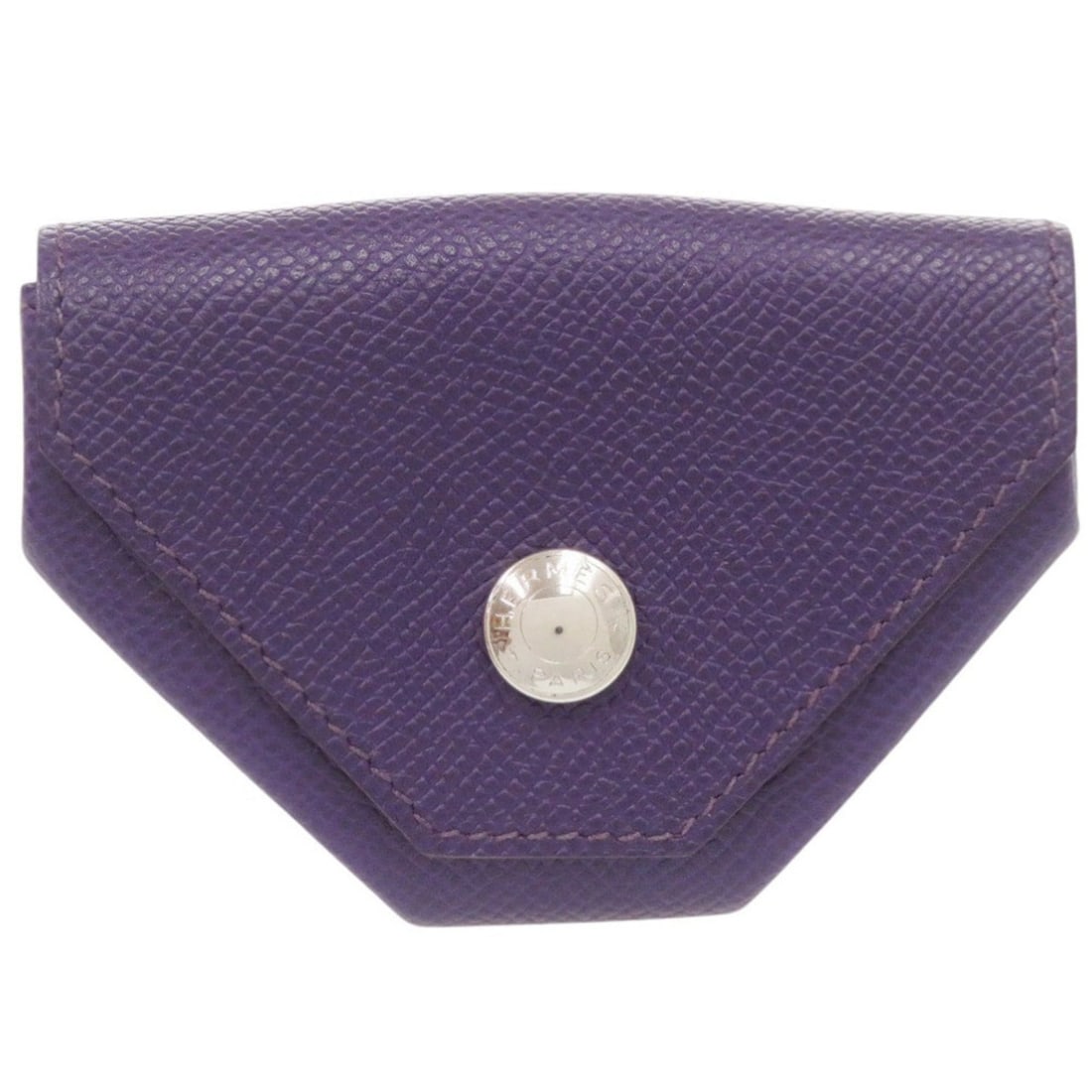 Hermes Le Vingt-Quatre Veau Epsom Violet Silver Hardware ?O Stamp (Made in 2011) Wallet/Coin Case: --- Catalog ---Category: SizeSize (HxWxD): 6.5cm x 9.5cm x 2cm / 2.55'' x 3.74'' x 0.78''Category: DesignType: Coin purse/coin caseColor: PurpleGender: WomenMaterial: Epsom leather Category: GeneralBr