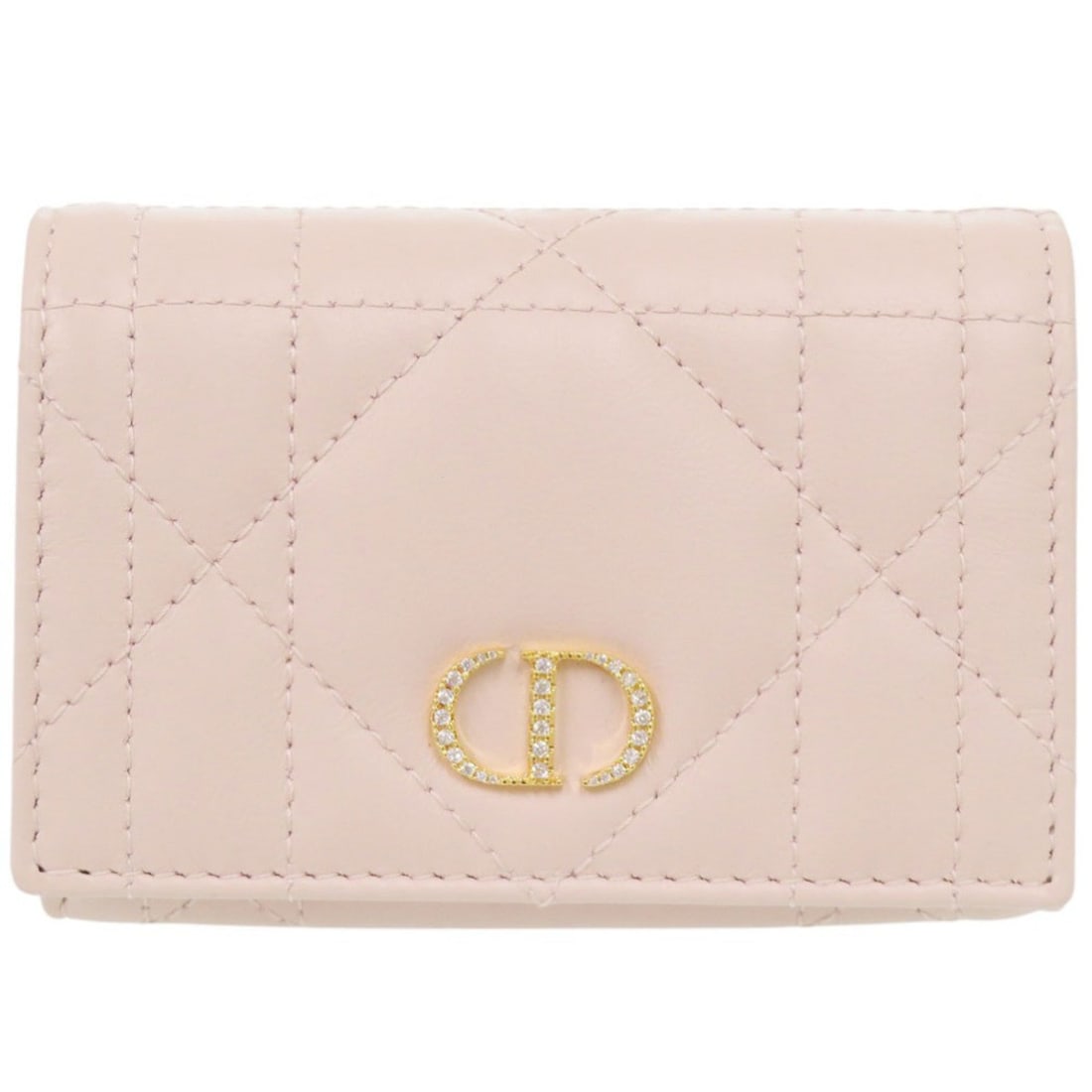 Christian Dior Caro Glycine Crystal Wallet S4206UHNN Lambskin Pink Bi-fold 1564: --- Catalog ---Category: SizeSize (HxWxD): 7.5cm x 11cm x 2.5cm / 2.95'' x 4.33'' x 0.98''Category: DesignType: Wallet (bi-fold)Color: PinkGender: WomenMaterial: Leather Leather/Fur Type: LambskinCate