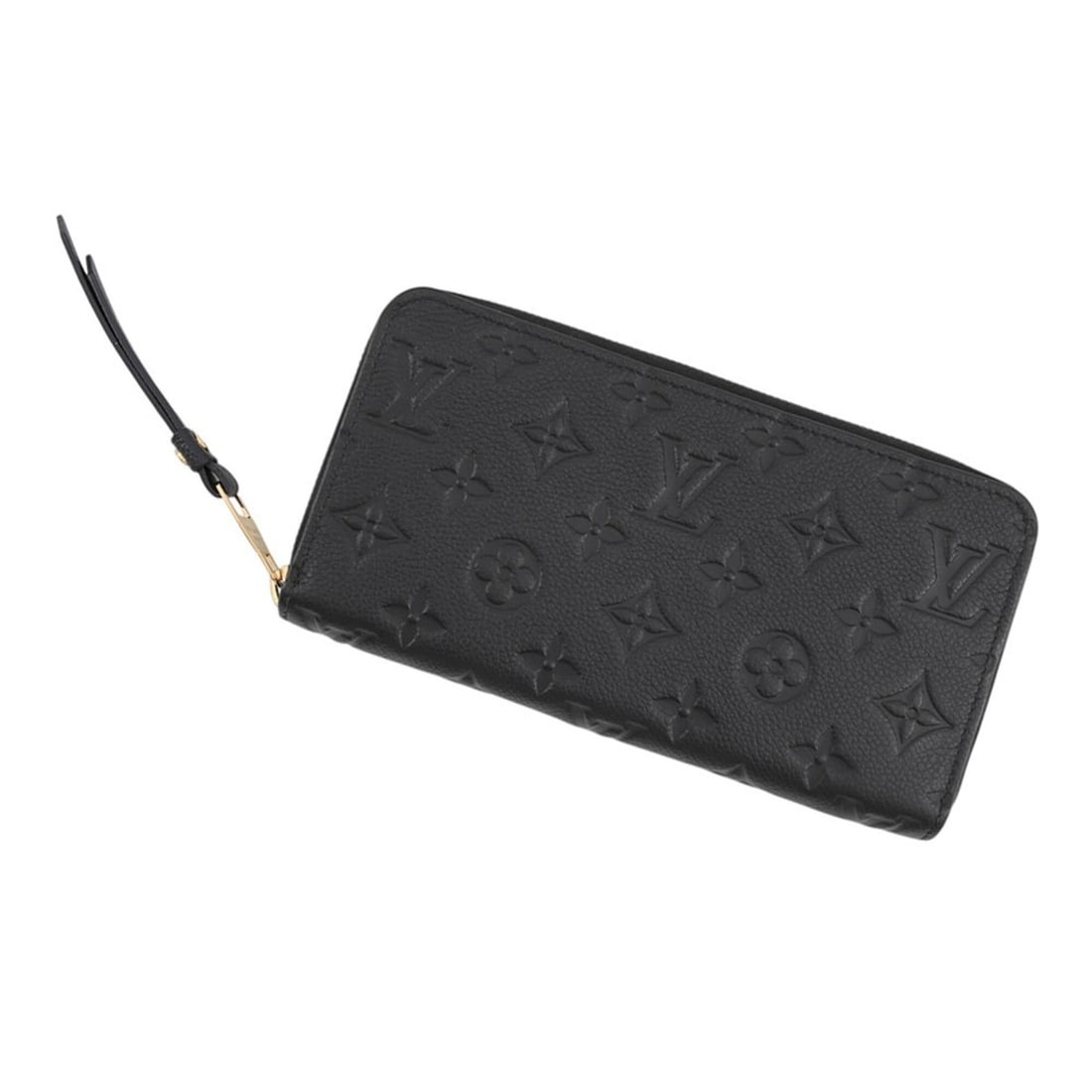 Louis Vuitton Monogram Empreinte Zippy Wallet M61864 LOUIS VUITTON Black WALLET (1 of 12)
