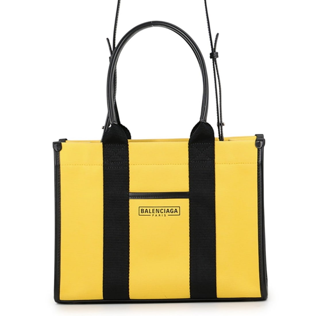 Balenciaga Handbag Hardware Canvas Leather 671402 BALENCIAGA 2-way Shoulder Black Women's: --- Catalog ---Category: SizeWeight: 600g / 1.32lb.Size (HxWxD): 22cm x 28cm x 11cm / 8.66'' x 11.02'' x 4.33''Category: DesignType: HandbagColor: Black, YellowGender: WomenClosure: OpenMaterial: Canv