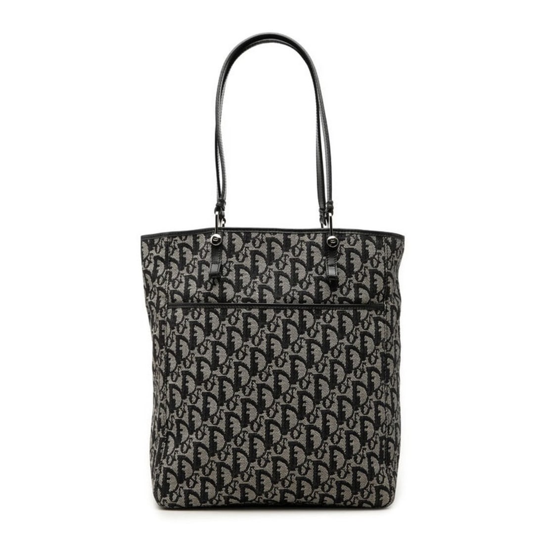 Christian Dior Dior Trotter Tote Bag, Handbag, Shoulder Navy Canvas Leather, Women's: --- Catalog ---Category: SizeSize (HxWxD): 23cm x 25.5cm x 11.5cm / 9.05'' x 10.03'' x 4.52''Category: DesignType: Handbag, Tote bagColor: NavyGender: WomenMaterial: Canvas , Leather Category: General