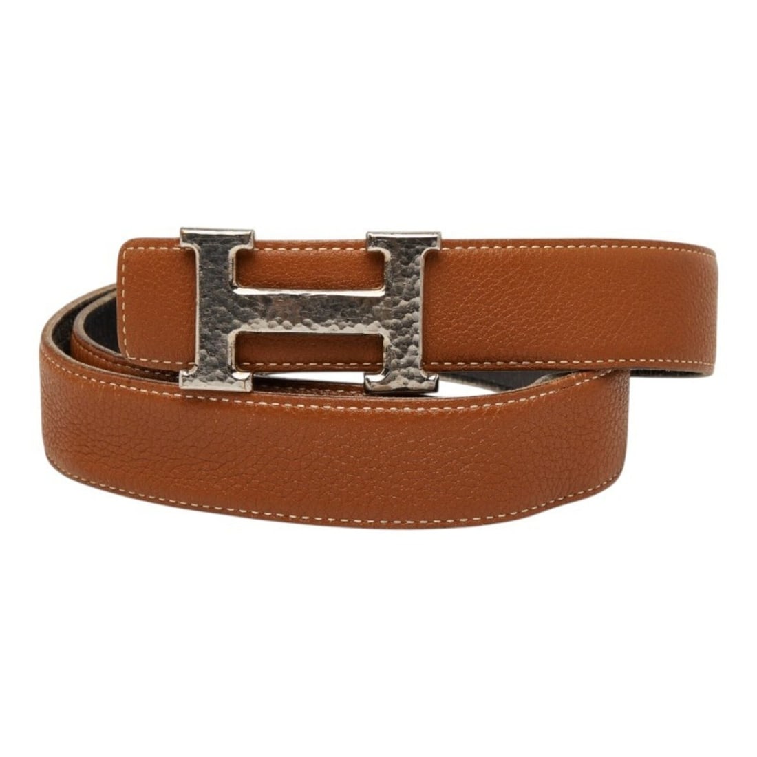 Hermes Constance Maltre Reversible Belt, R stamp, Black, Brown, Silver, Veau Epsom Calfskin, Women's: --- Catalog ---Category: SizeLength: 72cm - 82cm / 28.34'' - 32.28''Category: DesignType: Standard beltColor: Black, Brown, SilverGender: WomenMaterial (Strap): Leather Category: GeneralBrand: Hermes-