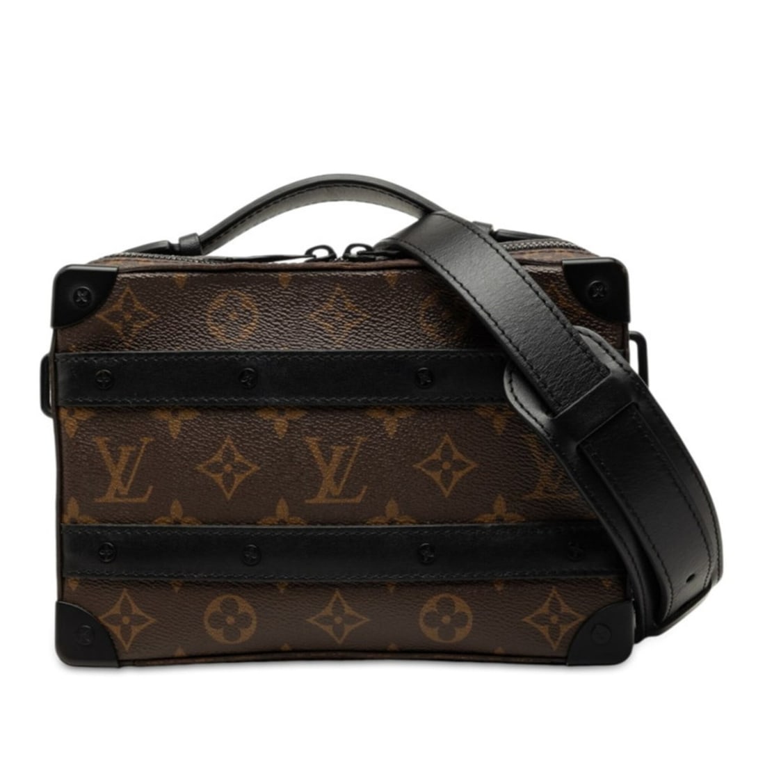 Louis Vuitton Monogram Macassar Handle Soft Trunk Shoulder Bag 2WAY M45935 Brown Leather Women's: --- Catalog ---Category: SizeSize (HxWxD): 15cm x 21.5cm x 6cm / 5.9'' x 8.46'' x 2.36''Category: DesignType: Shoulder bagColor: BrownGender: WomenMaterial: PVC , Leather Category: GeneralBrand: Louis
